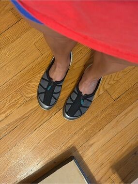 Metallic Ecco Slip On Shoes